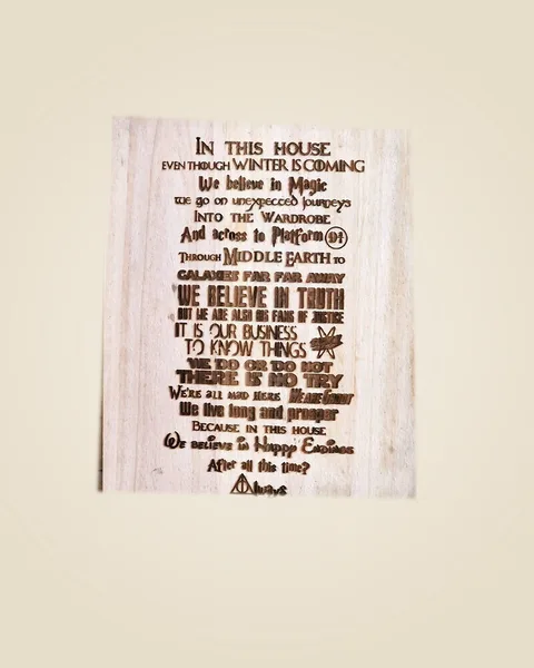 Placa decorativa
